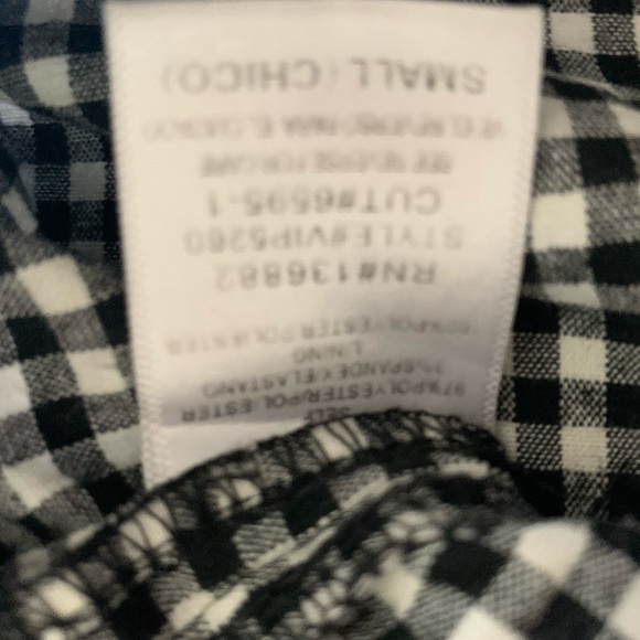 Gingham skort w bow and pockets - Picture 4 of 4